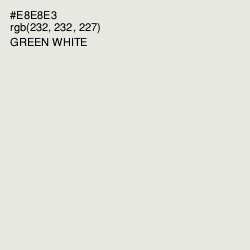 #E8E8E3 - Green White Color Image